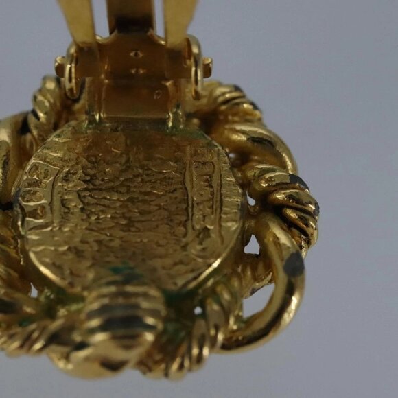 CHANEL Earring metal Gold CC Auth bs20026 - Picture 9 of 15